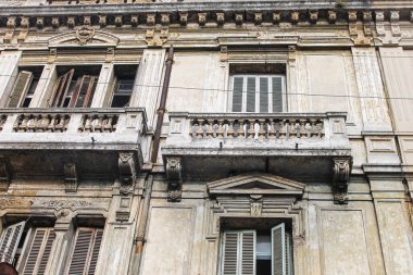 Vintage Mimari Ayrıntısı Pencereler