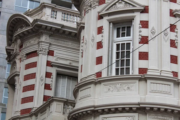 Edificio Fachada Detalle Arquitectura — Foto de Stock