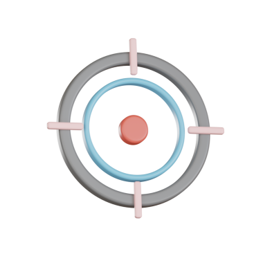 Harita konumu 3d hedef odak sembolü