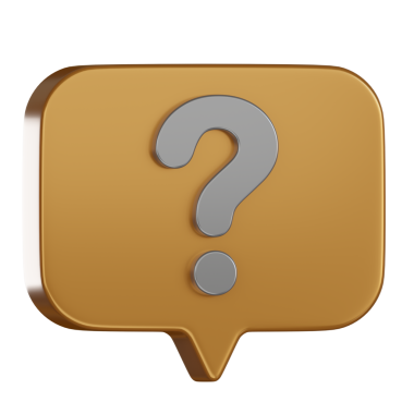 Soru işaretli 3d simgesi bildirim baloncuğu