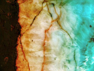 Mermer lüks doku çatlamak-in ışık granit değerli taş