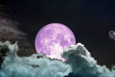 gün batımı gökyüzünde siluet yığın bulut açlık ay geri, Nasa tarafından döşenmiş bu görüntünün elemanları