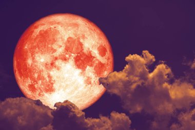 solucan ayda geri siluet yığın bulut günbatımı gökyüzü, Nasa tarafından döşenmiş bu görüntü unsurları üzerinde