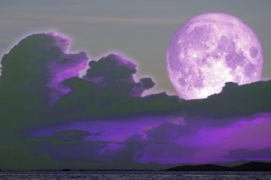 gece gökyüzü siluet cloud6 aya geri süper kar