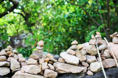 Rock lord Buda'nın ibadet için bir pagoda ayarlandı