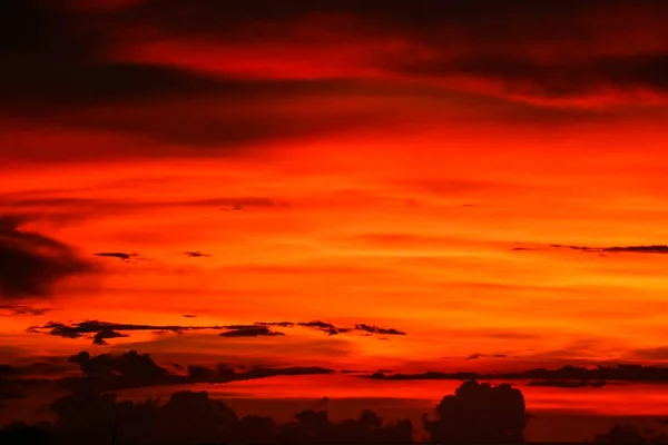 sunset on last light sky silhouette cloud in evening