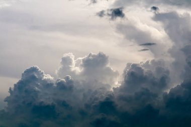Fırtına siluet bulut sun ray gri gökyüzü karanlık bulut