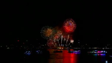 Pattaya yangın iş 2019 orta pattaya plajda
