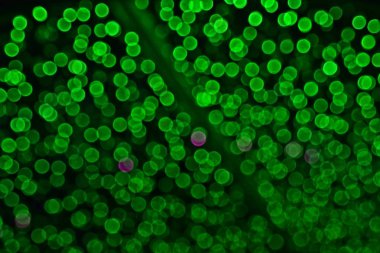 bulanıklık ve bokeh renkli ışık iç yeşil renk soyut bir