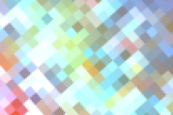 Πολύχρωμο αφηρημένο χρώμα κρυστάλλων τέχνη μεγάλο και μικρό τετράγωνο Λιγκ — Φωτογραφία Αρχείου