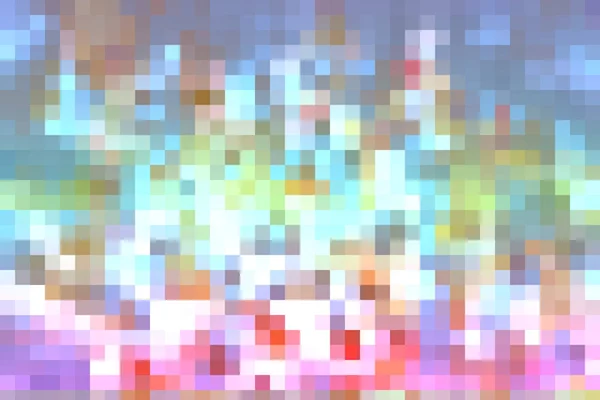 Színes absztrakt szín kristályosít Art négyzet szivárvány — Stock Fotó