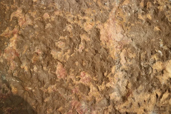 Φθορά Σκουριά Χαλκού Γρανίτη Επιφάνεια Του Σπηλαίου Για Εσωτερική Ταπετσαρία — Φωτογραφία Αρχείου