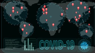 Ülkede tespit edilen Covid 19 virüs ve radar taraması krizi tüm dünyaya yayıldı.