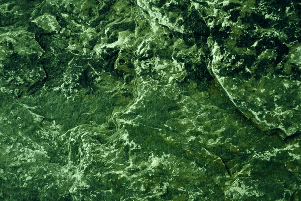 Starověký Tmavě Zelený Mech Žulový Kámen Povrch Jeskyně Pro Vnitřní — Stock fotografie
