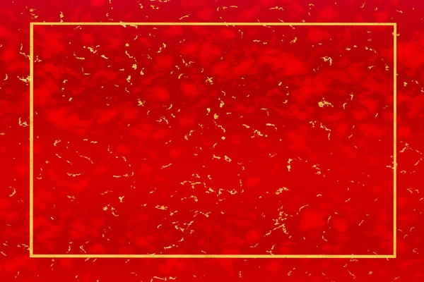 gold mineral and red cloud marble gold border luxury interior background