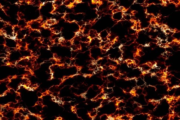 Siyah mermer lüks arka planda alev alev yanan mineral çizgisi dokusu