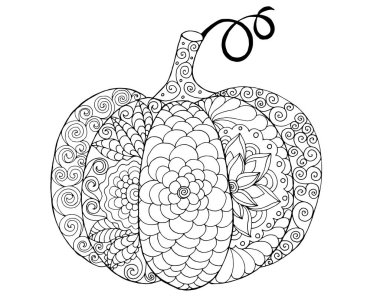 Zentangle stilize kabak