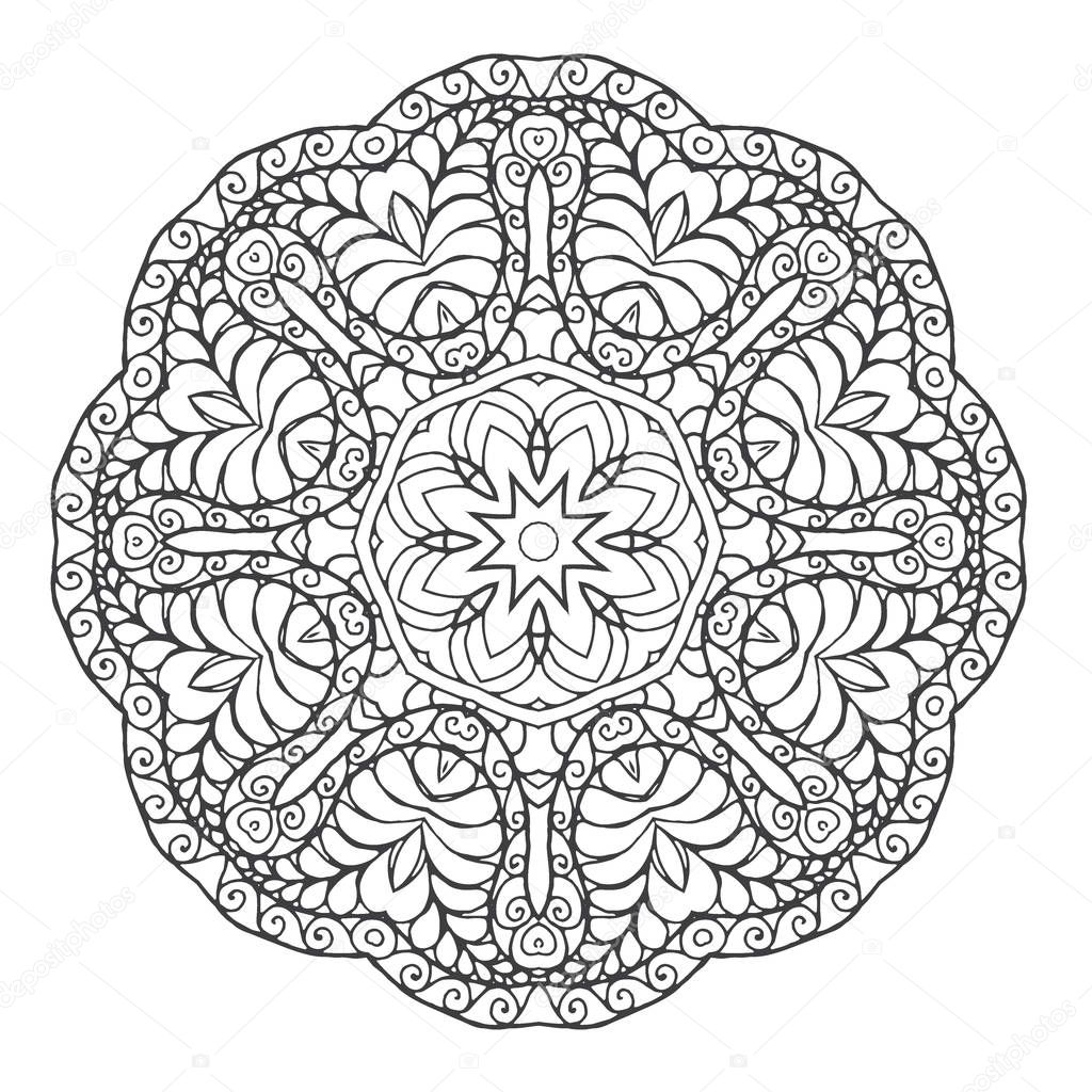 Beautiful ornamental mandala.