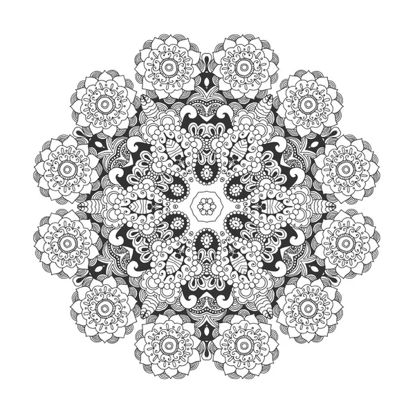 Mandala seamless pattern. — Stock Vector