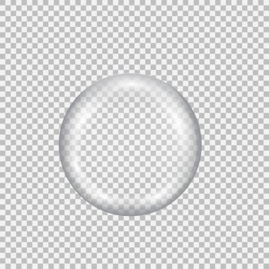 Kamaşma ve vurguları olan şeffaf cam Küre.