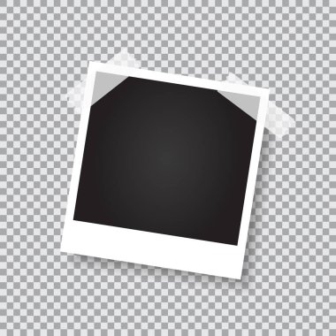 Retro fotoğraf çerçevesi.