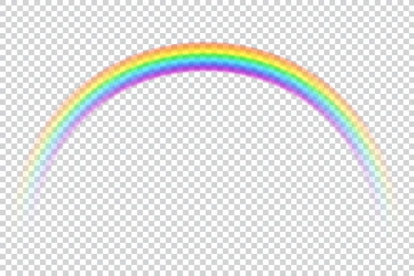 Icono realista vector arco iris — Archivo Imágenes Vectoriales