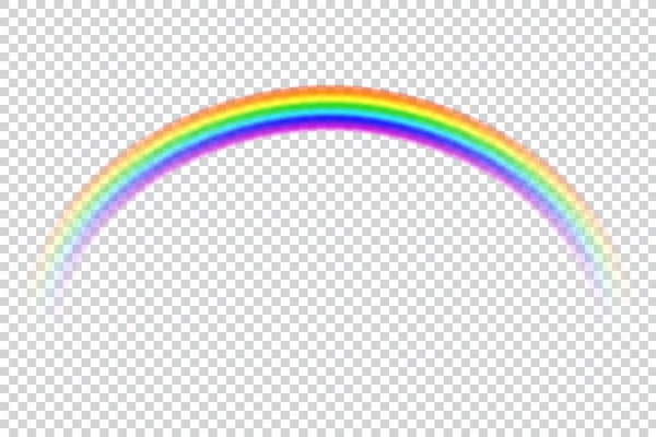 Icono realista vector arco iris — Archivo Imágenes Vectoriales