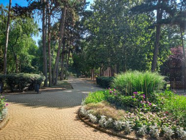 Siofok 'taki halk parkı (Macaristan)