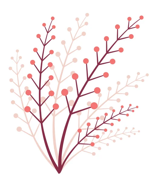 Дикое Растение Апельсин Икона Осеннего Растения Газоны Пастбища Короткие Растения — стоковый вектор