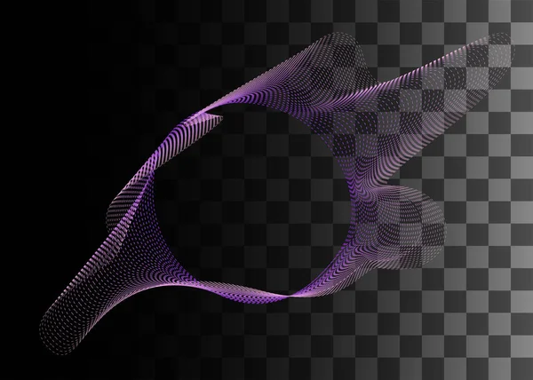 Абстрактний елемент дизайну фіолетовий кольоровий ефект Векторні ілюстрації на прозорому фоні — стоковий вектор