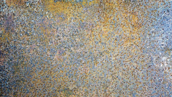 Rusty Metal Wall Old Sheet Iron Covered Rust — Stock Photo, Image