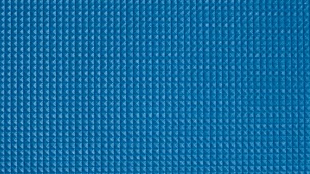 Blur square pattern of soft plastic mat. — Stock Video