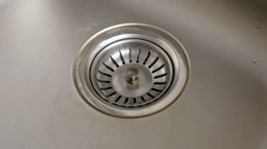 Paslanmaz çelik mutfak lavabo deliği drenaj.