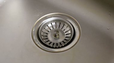 Paslanmaz çelik mutfak lavabo deliği drenaj.
