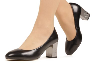 Kadınlar botları izole üzerinde beyaz arka plan