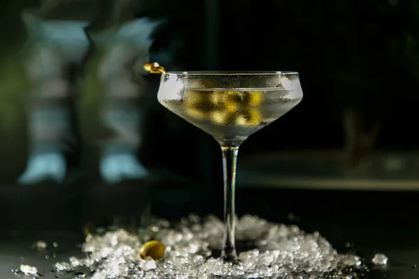Cocktail vodka Martini vermut James bon — Foto de Stock