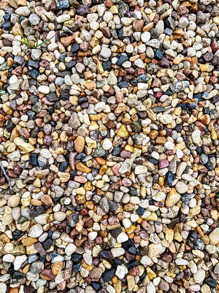 Small colored stones on the path. Can be used for a beautiful background