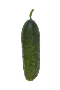 salatalık beyaz arkaplanda izole edildi