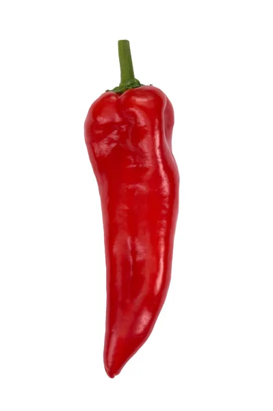 Paprika Een Afgelegen Witte Achtergrond Gezonde Voeding Verse Groenten — Stockfoto