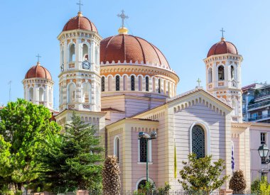 Büyükşehir Ortodoks Temple of Saint Gregory Palamas Thessaloniki, Yunanistan.
