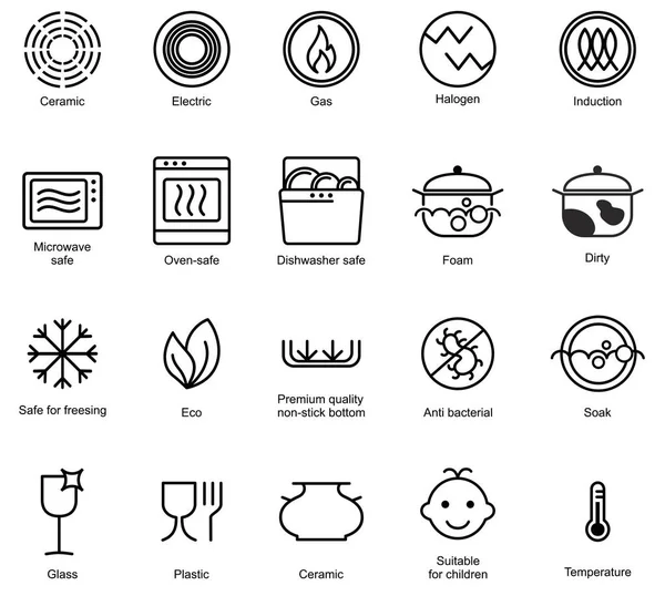 Σύμβολα Από Μέταλλο Ποιότητας Τροφίμων Δείχνουν Τις Ιδιότητες Και Τον — Φωτογραφία Αρχείου