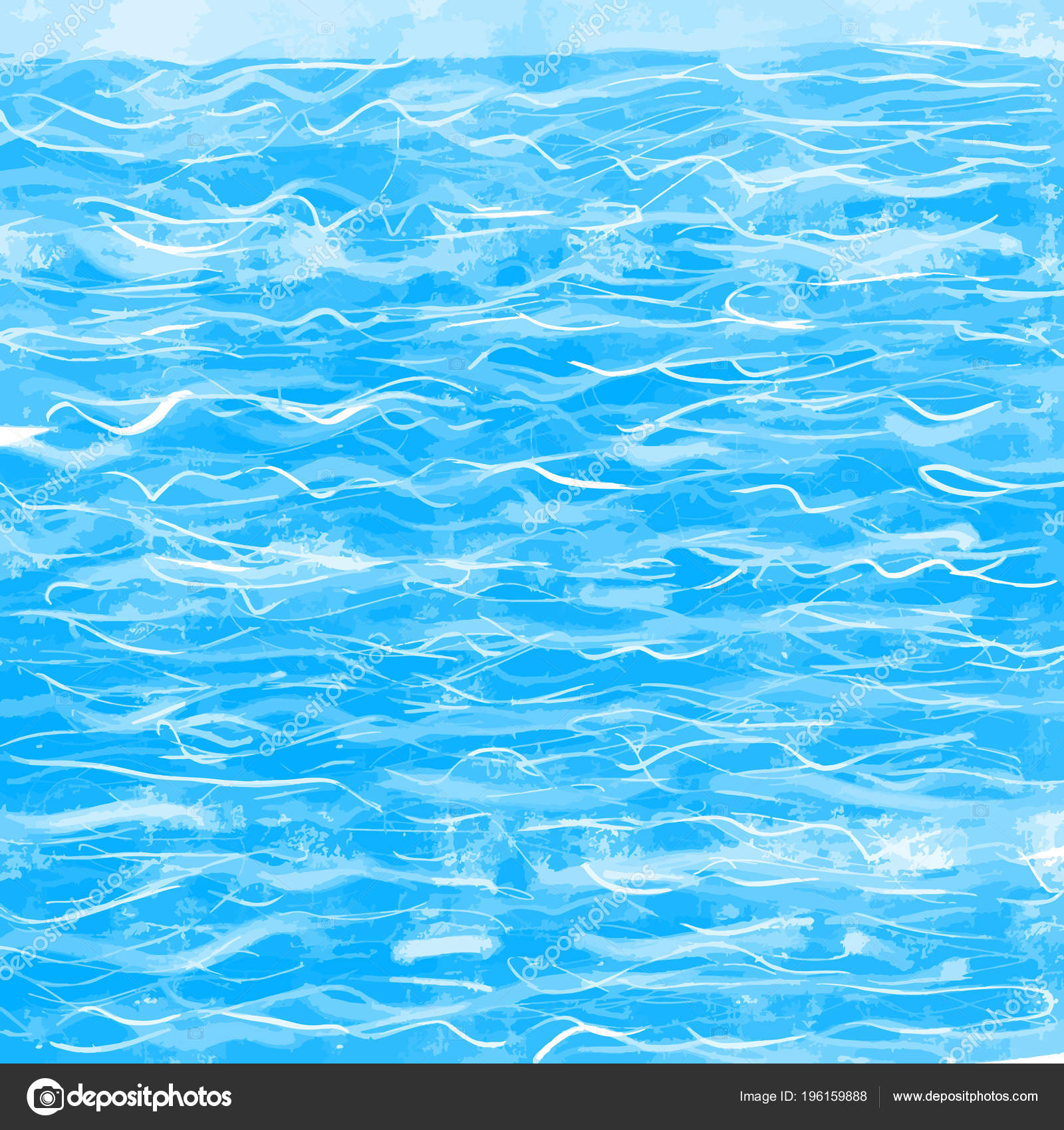 Abstract Water Background Drawing Vector Design Concept Stock Vector