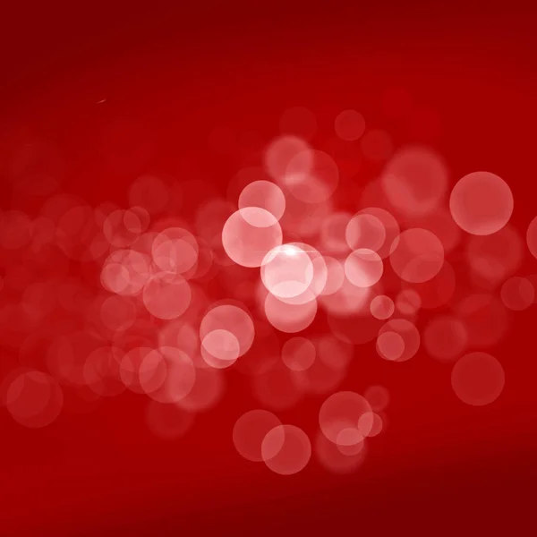 Белые Прозрачные Пузыри Красном Фоне Абстрактное Векторное Праздничное Искусство — стоковый вектор