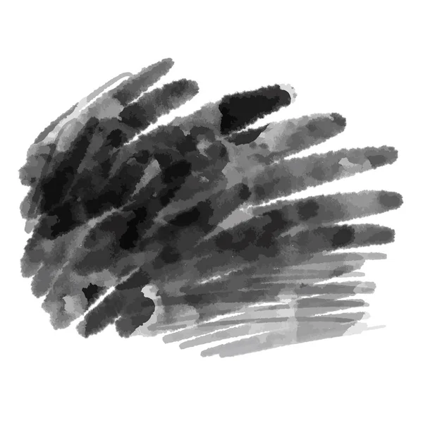 Φόντο Σκούρο Ακουαρέλα Grunge Στοιχείο Του Διανύσματος Συρμένο Χέρι — Διανυσματικό Αρχείο