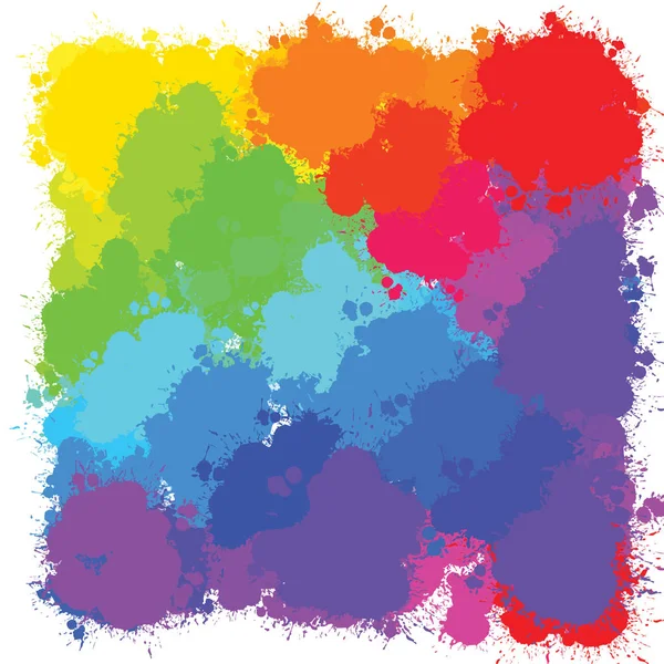 Яркие Брызги Рисунок Фона Цветной Векторный Фон Печати Украшения Цветовое — стоковый вектор