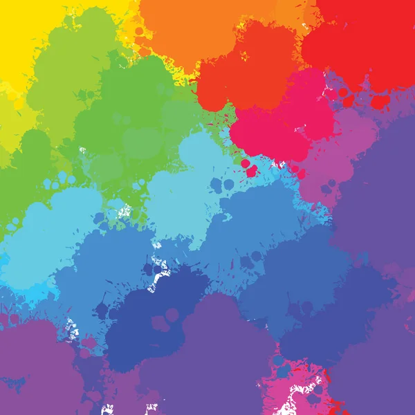 Fond Éclaboussures Colorées Conception Vectorielle Pour Décoration Impression Espace Couleur — Image vectorielle