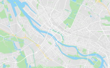 Bremen, Almanya şehir sokak haritası