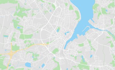Kiel, Almanya şehir sokak haritası