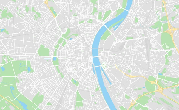Köln, Almanya şehir sokak haritası — Stok Vektör