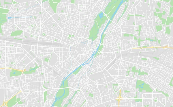 Münih, Almanya şehir sokak haritası